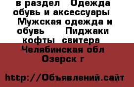  в раздел : Одежда, обувь и аксессуары » Мужская одежда и обувь »  » Пиджаки, кофты, свитера . Челябинская обл.,Озерск г.